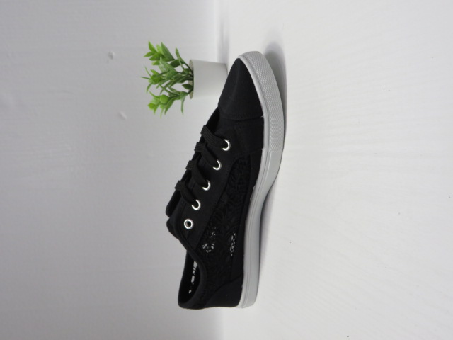 Trampki damskie 11093-1 BLACK/WHITE 36-41 1