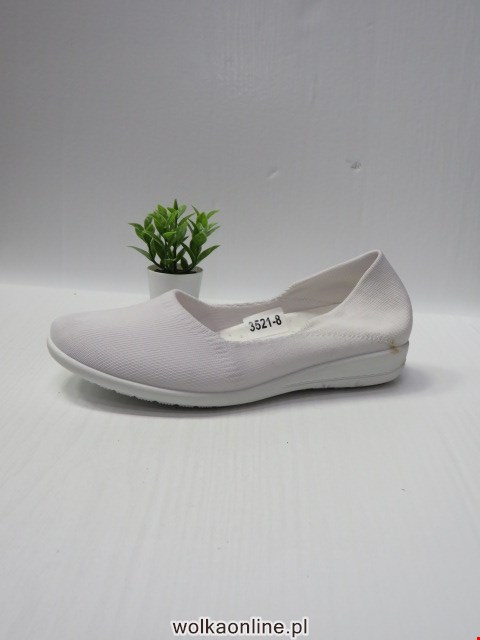 Baleriny Damskie 3521-8 WHITE 36-41