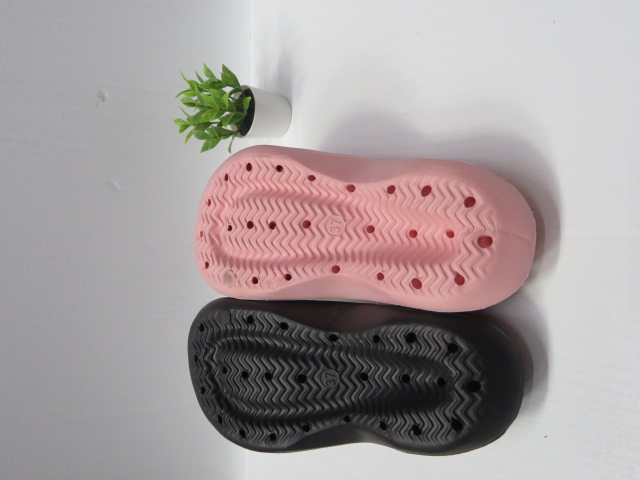 Klapki Damskie 18269 BLACK/WHITE/PINK 36-40 2