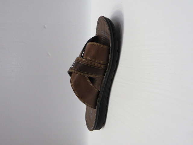 Klapki Męskie 2673-9 BROWN 41-46 1