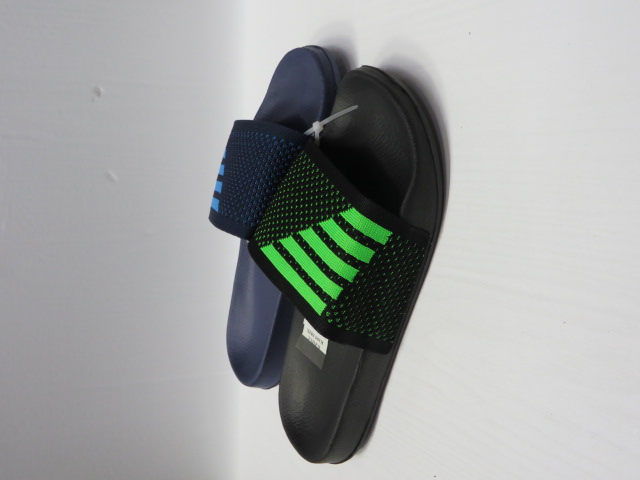 Klapki Męskie K105 BLACK/BLUE/GREEN 40-45 1