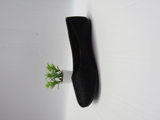 Baleriny Dziecięce 3620 BLACK/WHITE/PINK 30-35 1