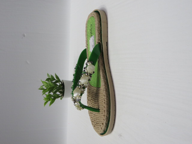 Klapki Damskie G5018-10 GREEN 36-41 1