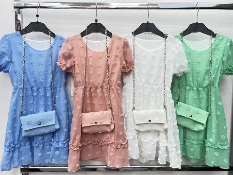 Sukienka Dziewczęcy 3006 1 kolor 4-14 1