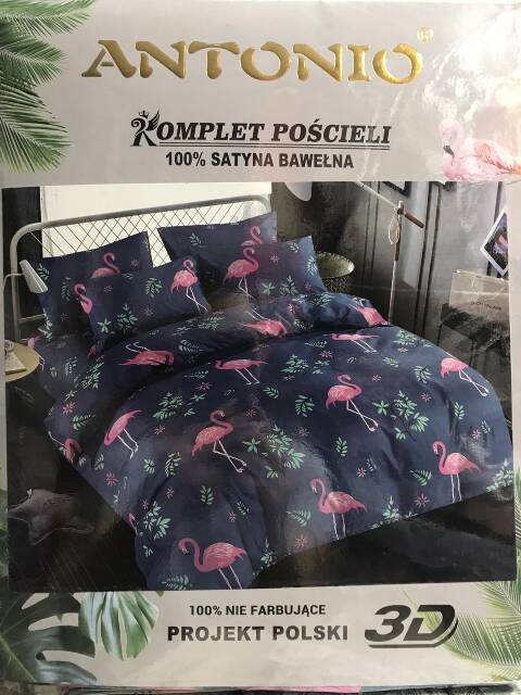 Komplet Pościeli 3 Części 3018 1 kolor 200x220