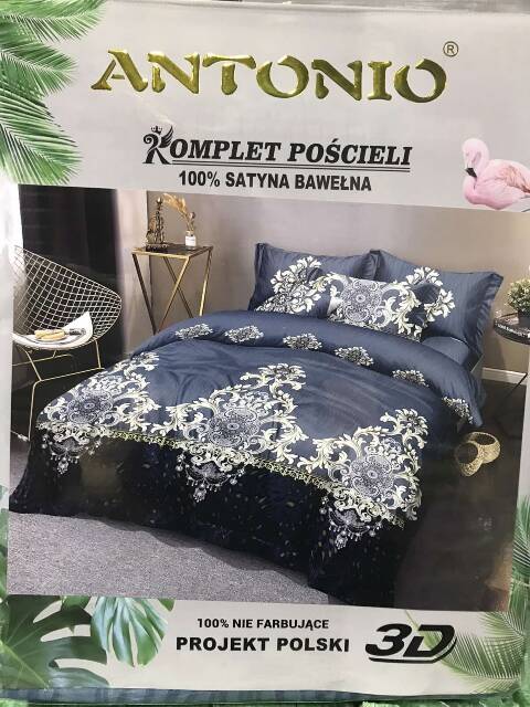 Komplet Pościeli 3 Części 3022 1 kolor 200x220