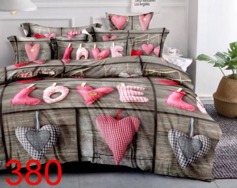 Komplet Pościeli 3 Części 3030 1 kolor 200x220 1