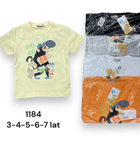 Bluzki Dziewczęce 1784 1 kolor 3-7 (Towar Tureckie) 1