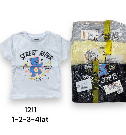 Bluzki Dziewczęce 1211 1 kolor 1-4 (Towar Tureckie) 1