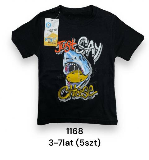 Bluzka Chłopięca 1168 1 kolor 3-7 (Towar Tureckie) 1