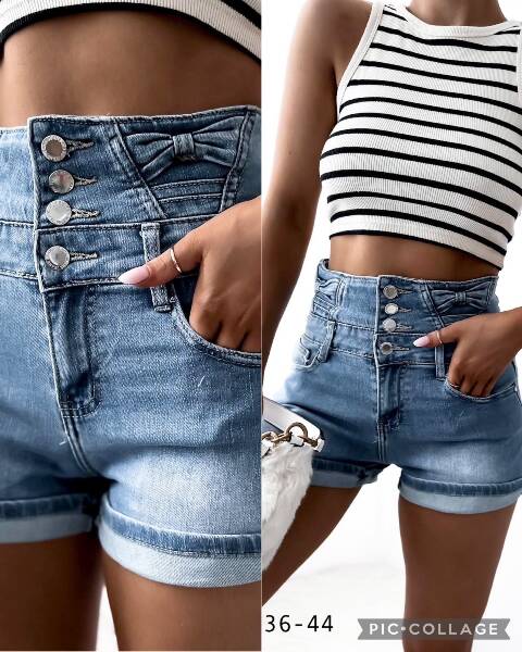 Szorty Jeansowe Damskie 3111 1 kolor 34-42 1
