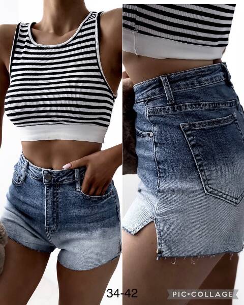 Szorty Jeansowe Damskie 3114 1 kolor 34-42 1