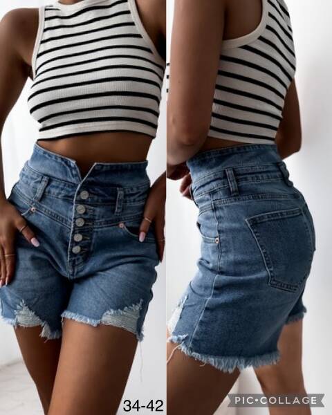 Szorty Jeansowe Damskie 3118 1 kolor 34-42