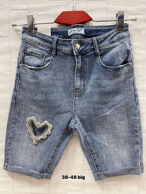 Spodenki Jeansowe Damskie 3124 1 kolor 38-48 1