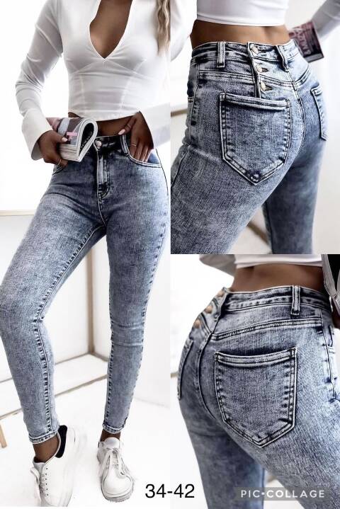Jeansy Damskie 3125 1 kolor 34-42 1