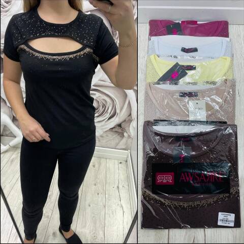 Bluzka damskie 3458 Mix kolor Standard