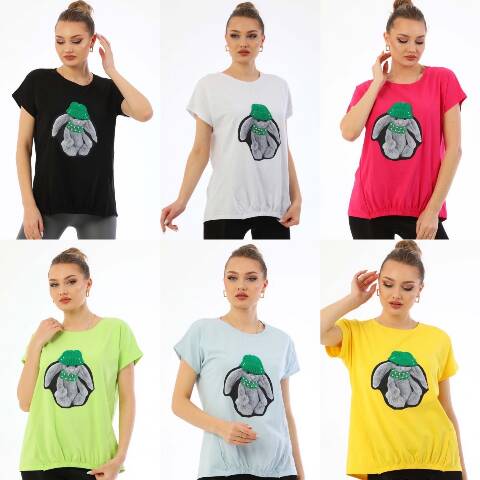 Bluzka damskie 3504 Mix kolor Standard