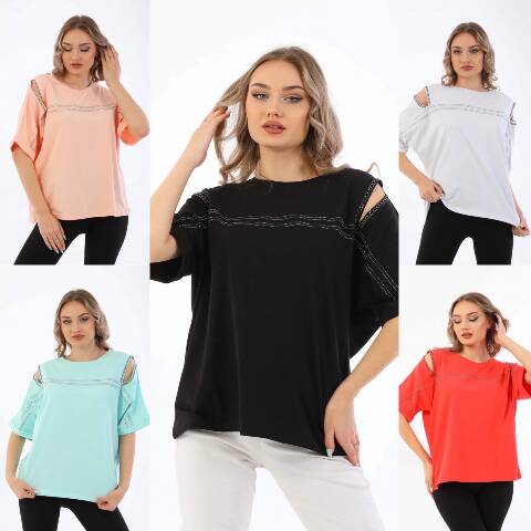 Bluzka damskie 3506 Mix kolor Standard