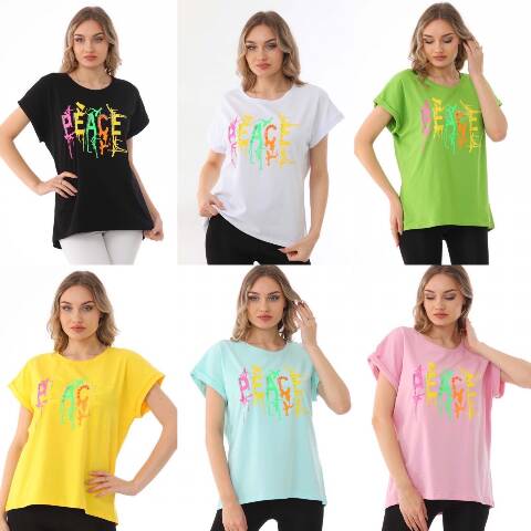 Bluzka damskie 3509 Mix kolor Standard