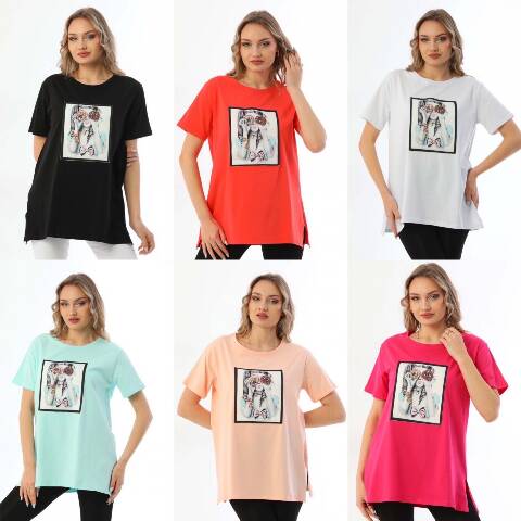 Bluzka damskie 3513 Mix kolor Standard