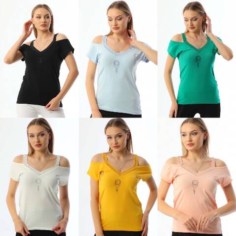 Bluzka damskie 3521 Mix kolor Standard 1