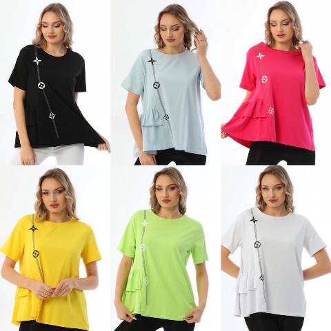 Bluzka damskie 3527 Mix kolor Standard