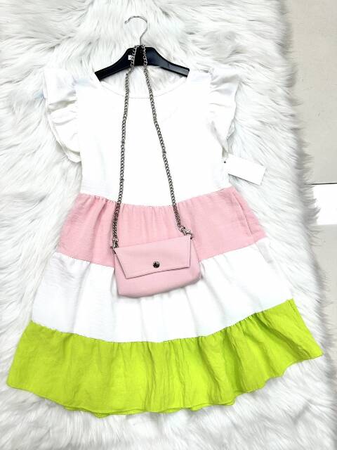 Sukienki Dziewczęce 3742 1 kolor 4-14