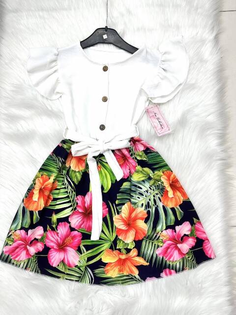 Sukienki Dziewczęce 3756 1 kolor 4-14 1