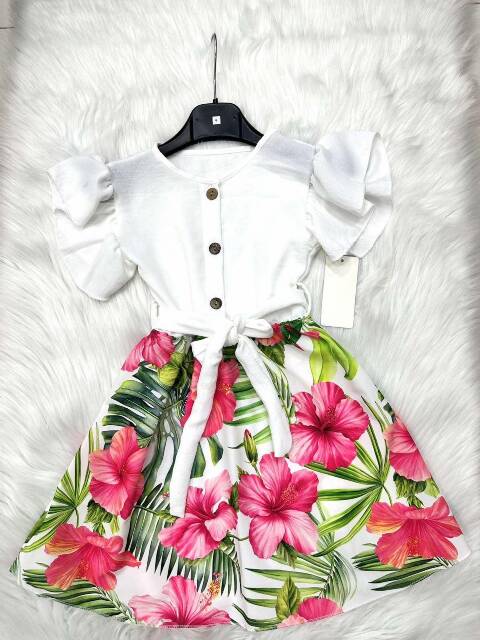 Sukienki Dziewczęce 3757 1 kolor 4-14 1