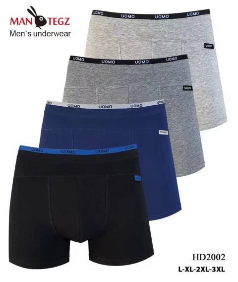 Bokserki Męskie HD2002 Mix kolor L-3XL