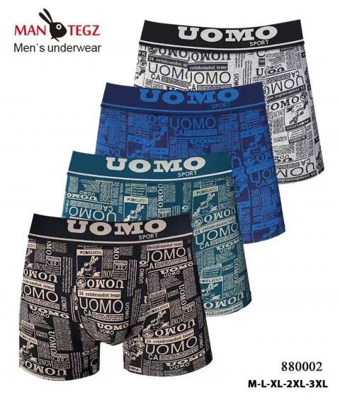 Bokserki Męskie 880002 Mix kolor M-3XL