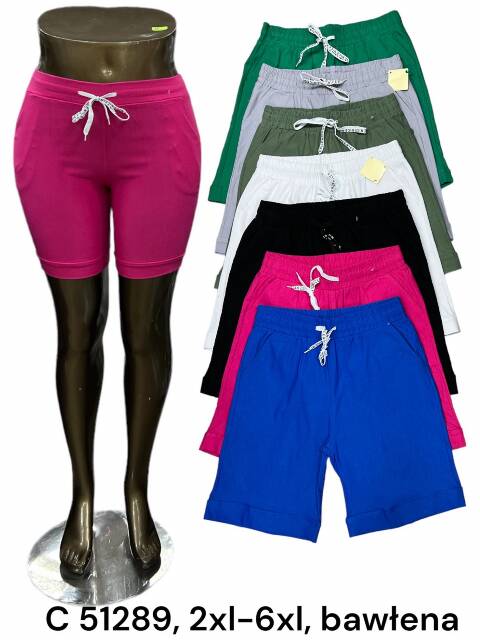 Spodenki Damskie C51289 Mix kolor 2XL-6XL 1