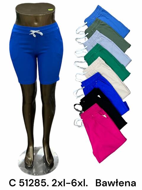 Spodenki Damskie C51285 Mix kolor 2XL-6XL