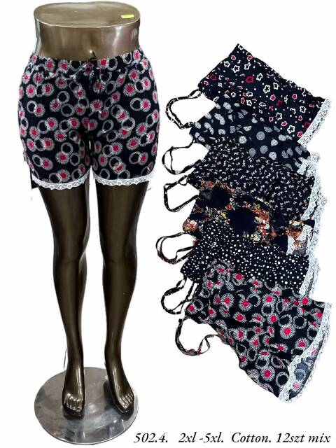 Spodenki Damskie 5024 Mix kolor 2XL-5XL