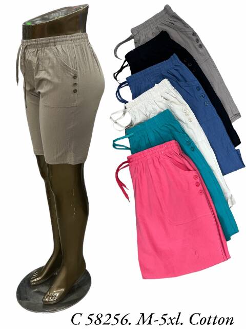 Spodenki Damskie C58256 Mix kolor M-5XL 1
