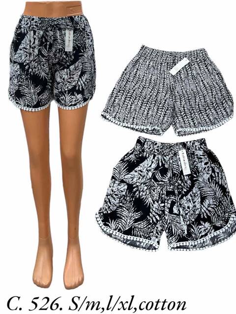 Spodenki Damskie C526 Mix kolor S/M-L/XL 1