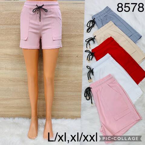 Spodenki Damskie 8578 Mix kolor L-2XL