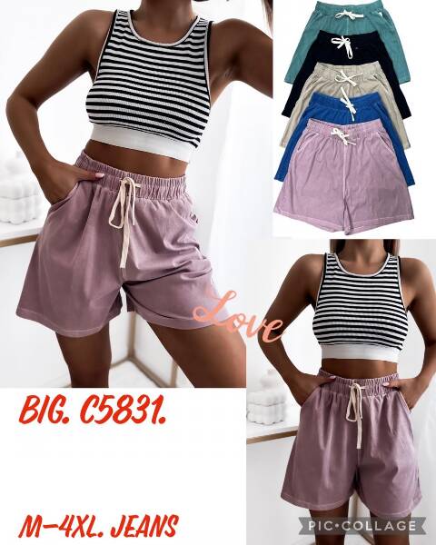 Spodenki Damskie C5831 Mix kolor M-4XL 1