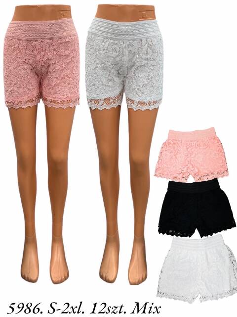 Spodenki Damskie 5986 Mix kolor S-2XL