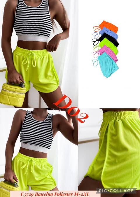 Spodenki Damskie C5729 Mix kolor M-2XL 1