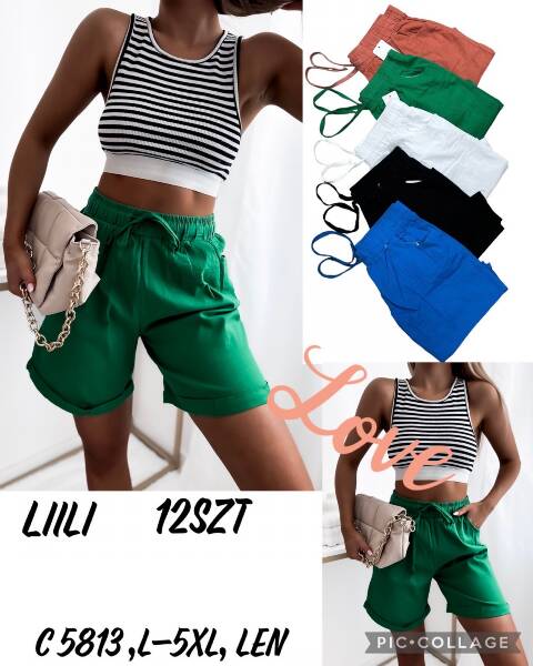 Spodenki Damskie C5813 Mix kolor L-5XL 1