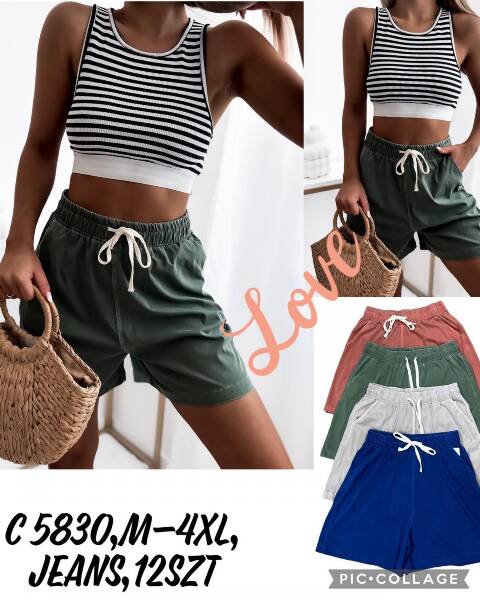 Spodenki Damskie C5830 Mix kolor M-4XL