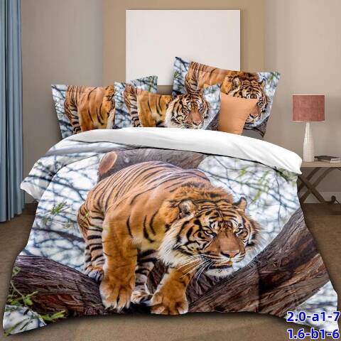 Komplet pościeli 4 części 4647 Mix kolor 200x220