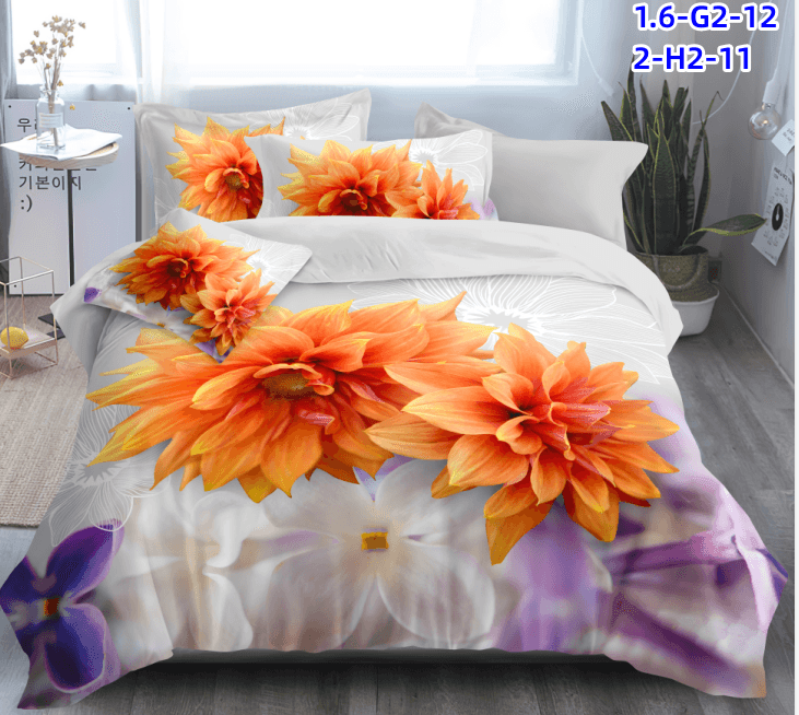 Komplet pościeli 4 części 4654 Mix kolor 200x220 1