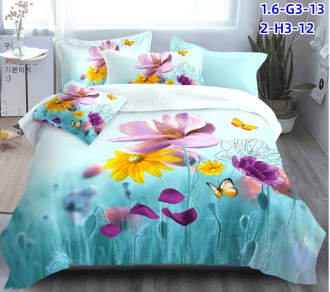 Komplet pościeli 4 części 4655 Mix kolor 200x220 1