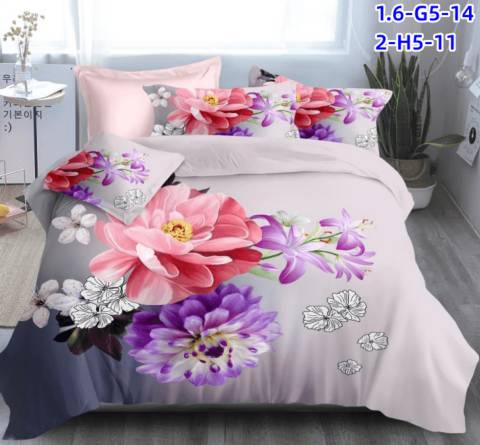 Komplet pościeli 4 części 4656 Mix kolor 200x220 1