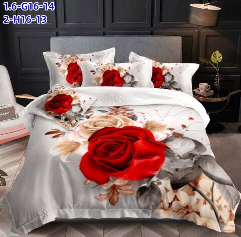 Komplet pościeli 4 części 4657 Mix kolor 200x220 1