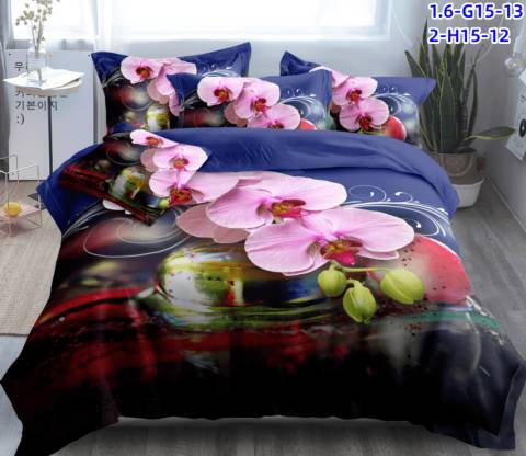 Komplet pościeli 4 części 4665 Mix kolor 200x220 1