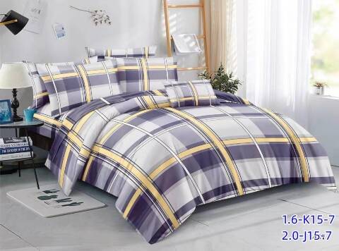 Komplet pościeli 4 części 4679 Mix kolor 200x220