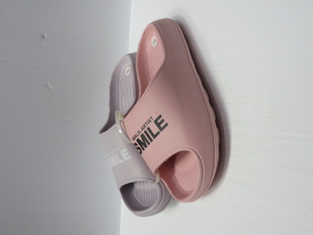 Klapki Damskie 18219 BLACK/PINK/WHITE/GREY 36-42